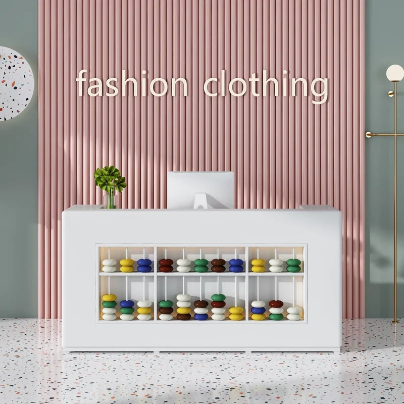 

Simple Modern Training Children's Clothing Store Maternal and Infant Store Cashier Front Desk