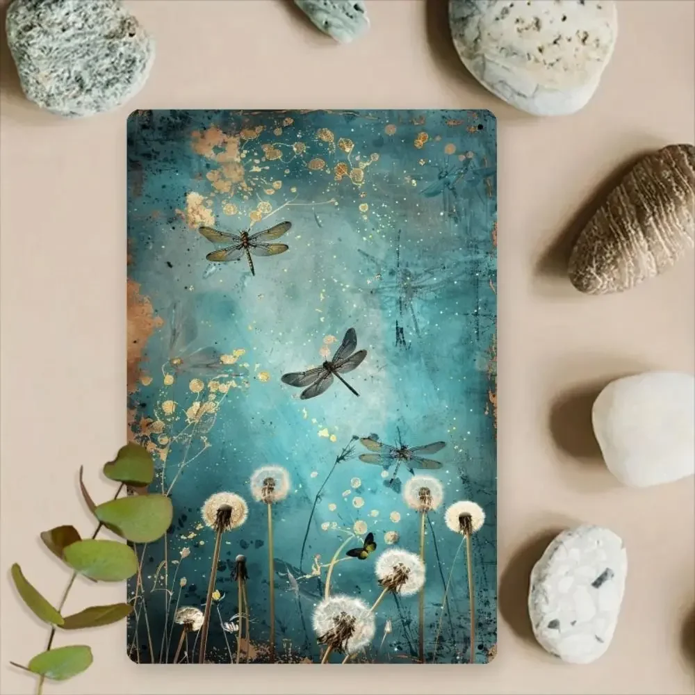 CIFBUY Vintage Iron Sign Wildflowers Rustic Metal Wall Decor for Home Interior, 20x30 cm Garden Porch Farmhouse Kitchen Art