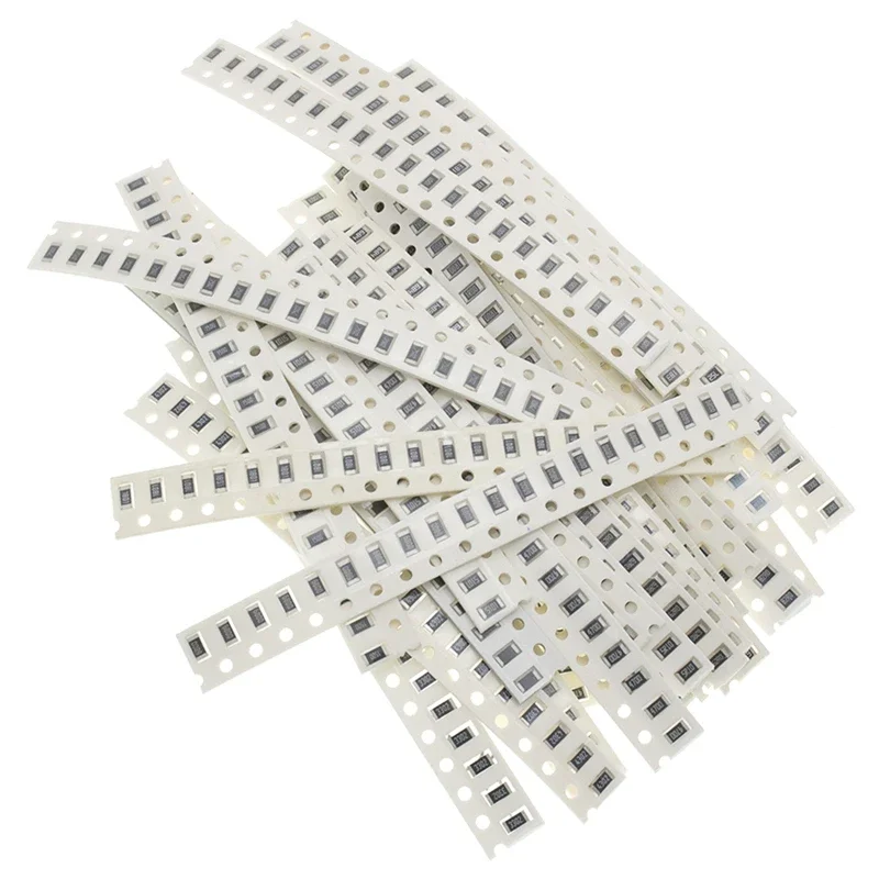 1206 SMD-Widerstandskit, sortiertes Kit 1 % (5 Arten verfügbar), 0–39R/43R~560R/620R~12KR/15KR~220KR/240KR~5,1MR