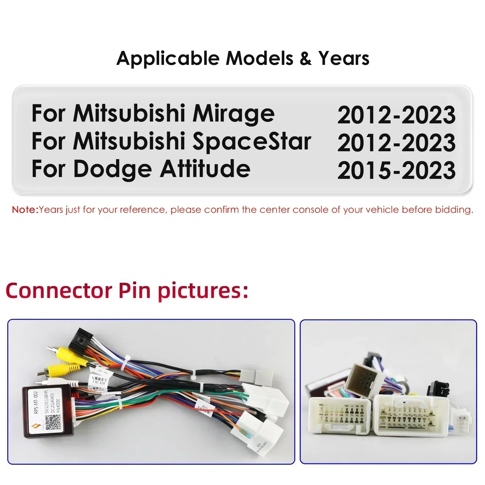 Hizpo 8Core DSP Car Multimedia Player for Mitsubishi Mirage 2012-2023 Space Star for Dodge Attitude Carplay Autoradio RDS GPS