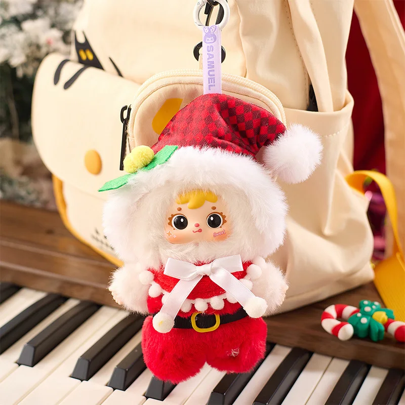 Neue Samuel Weihnachten Goodnight Song Puppe Serie Blind Box Plüsch Nette Trendy Spielzeug Mystery Box Anhänger Handgemachte Weihnachten Spielzeug Geschenk