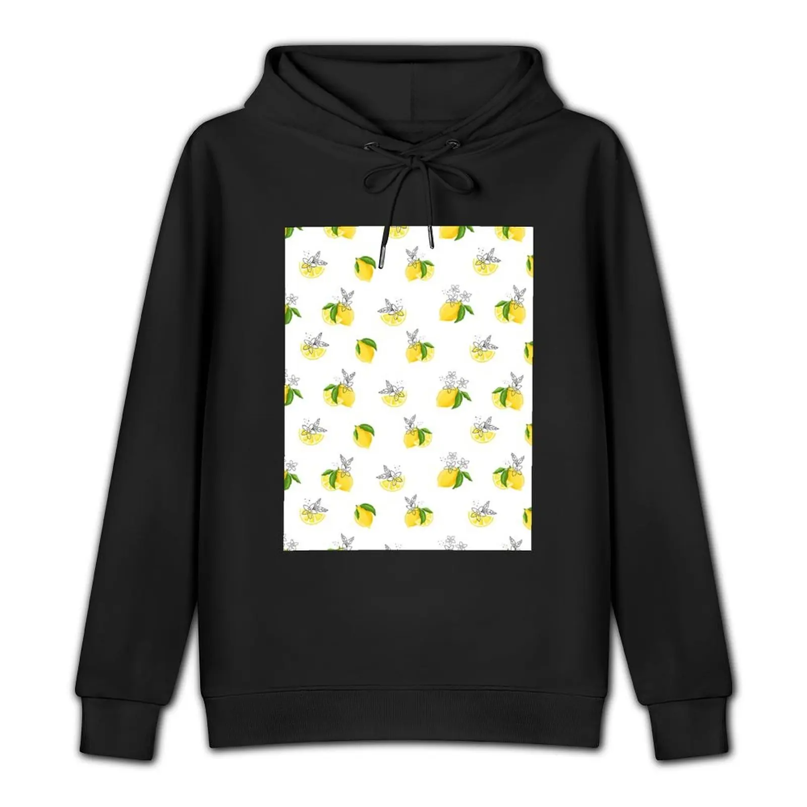 Lemon fruit pattern Pullover Hoodie men's autumn clothes men's clothes clothes for men korean designer hoodies