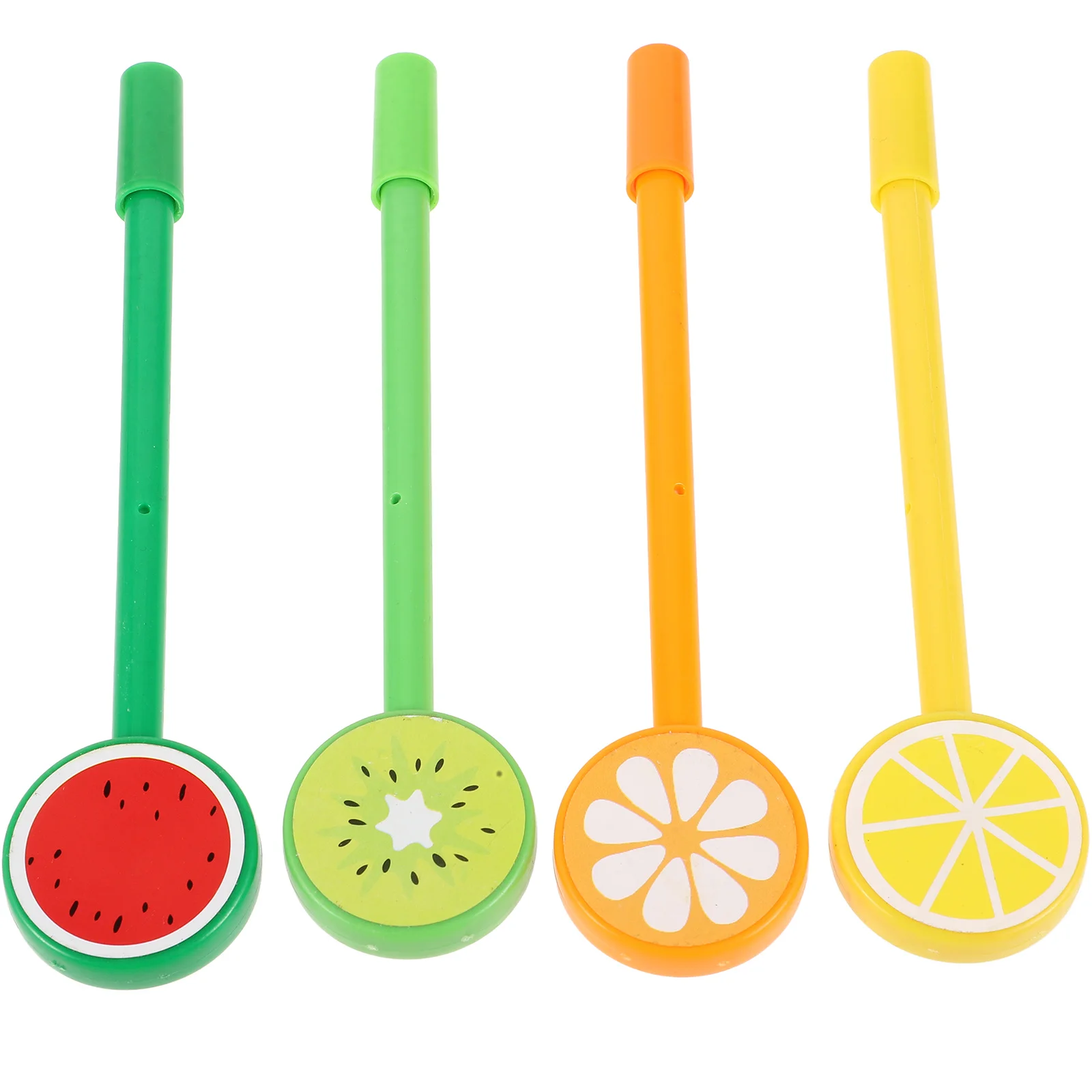 

12 шт., гелевые ручки с фруктами, мультяшная форма, гладкие ручки для письма, студенческие подарки, школьные принадлежности, гелевая ручка, детские призные подарки