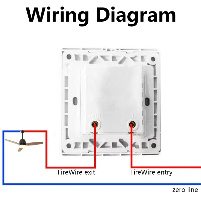 Wall Mounted Fan Regulator 5-level Speed Adjustment Switches 86 Type Concealed Design Speed Controller for Ceiling Fan