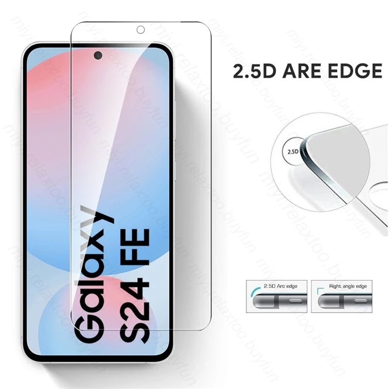 5-1 Stück 9H Premium Panzerglas für Samsung Galaxy S24 S24FE S25 FE S21FE S23FE Handy-Displayschutz Explosionsgeschützter HD-Film – Detail 6