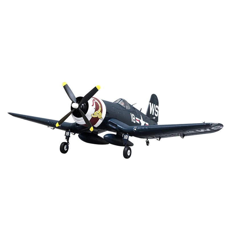 Professional Remote-Controlled Aircraft 1.1m Pirate F4u-4 Electric Rc Model Fixed Wing Real Assembly World War Ii Aircraft Model