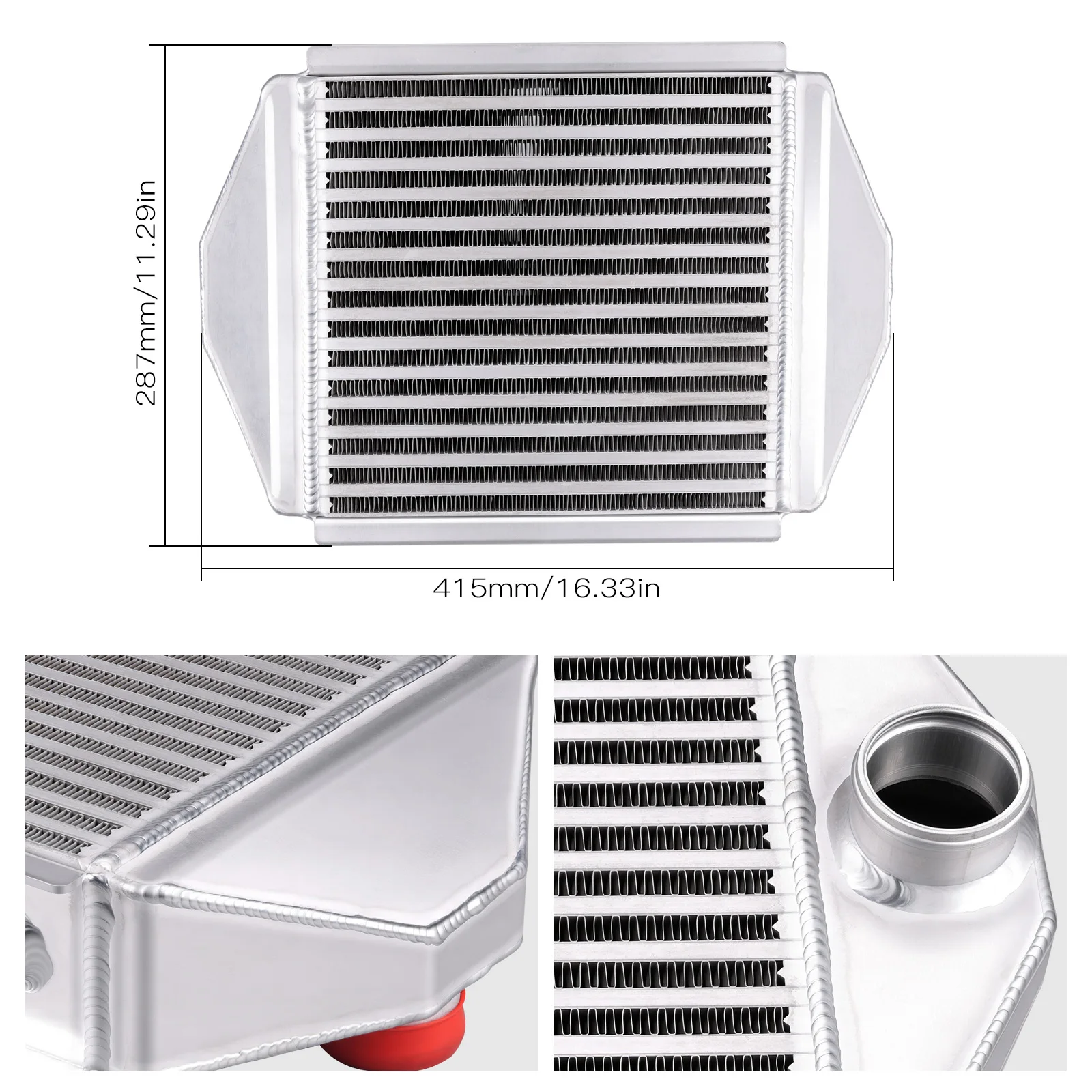 NICECNC For Can-Am Maverick X3 Turbo 2017-2019  Aluminum Intercooler Upgrade UTV High Performance Cooling Part Replace 707800782