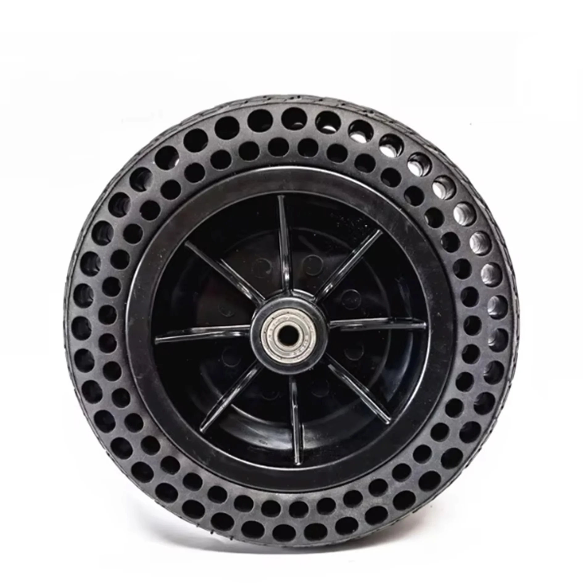 Solid Tire 8 Inch 8X1 1/4 200x45-110 With Hub Wheel For Electric Scooter Wheelchair Non-Pneumatic Honeycomb Inner Diameter 8mm