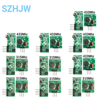 1-10pcs 315/433Mhz RF Wireless Transmitter Module and Receiver Kit 5V DC Wireless For Arduino Raspberry Pi /ARM/MCU WL Diy Kit