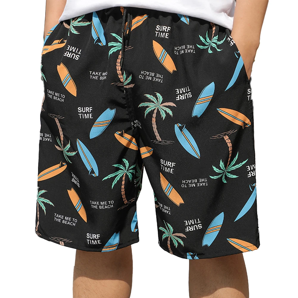 

For Beach Activities Knee Length Swimwear Cool Streetwear Pants Beach Party Swim Training A B Loose Fit Design