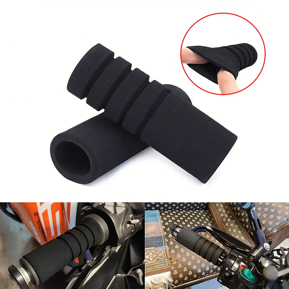

7/8 Inch 22mm Motorcycle Handlebar Foam Hand Grips Sponge Gloves Lever Cover Anti-slip Motocross Dirt Pit Bike Electric Scooter