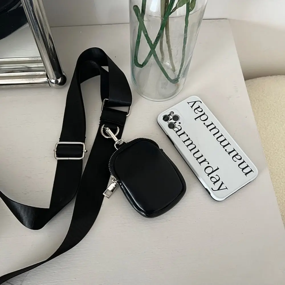 Korean Style Shoulder Bag with Mini Bag Pendant Women Male Fashion Crossbody Bag Handbag Ladies Casual Simple Small Square Bags