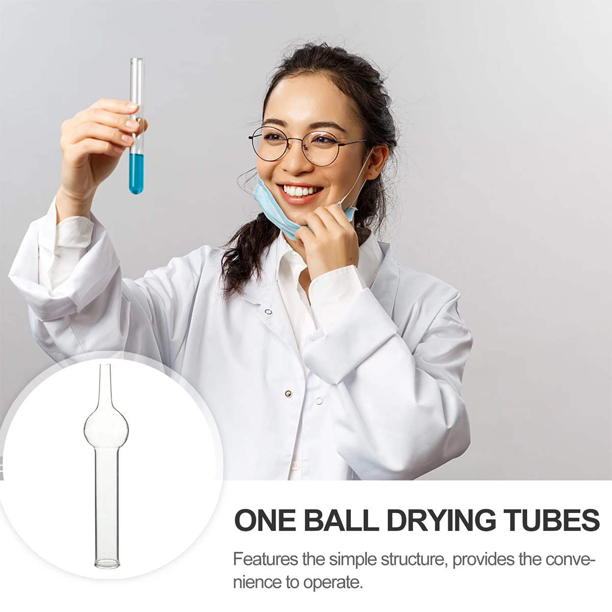 

Chemical Drying Tube Laboratory Equipment Filling Glass Tubing with Ball Chemistry