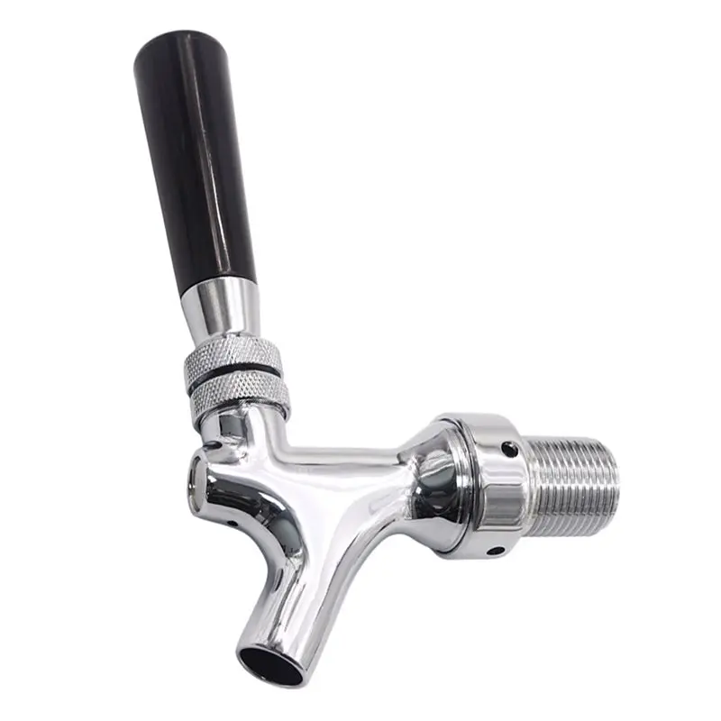 VEHO-Stainless Steel Stem Faucet Dispenser Beer Keg Tap Kit For Homebrew Kegerator Keg Kegging Beer Shank Faucet Shank