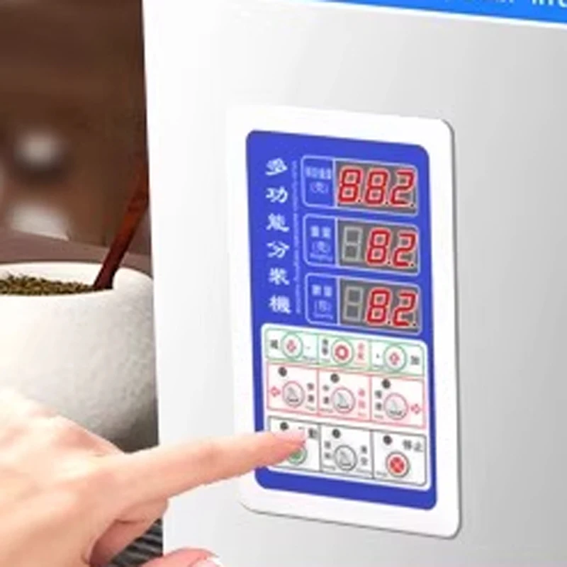 Desktop Filling Machine Inductive And pedalable Blanking Automatic Weighing Filling Machine Dispenser Packing Machine