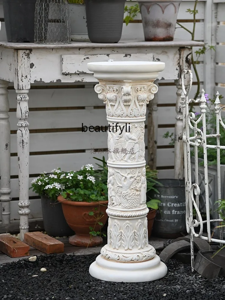 Outdoor European-Style Roman Pillar Decoration Garden Courtyard Layout Wedding Props Background Wedding Road Lead Showcase