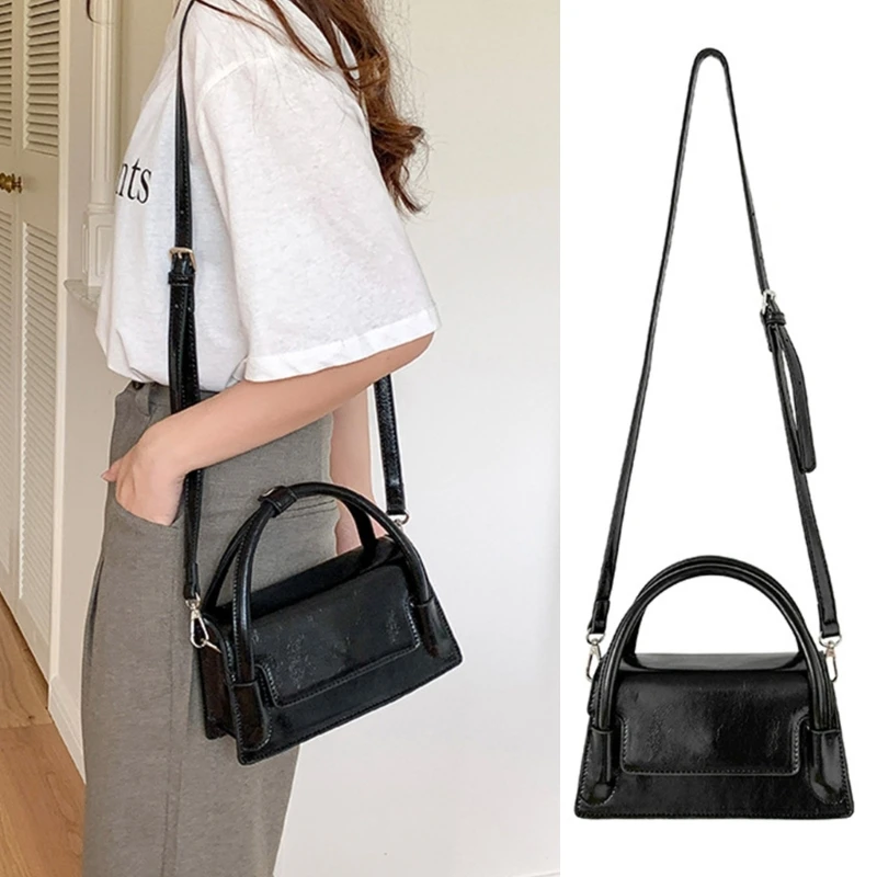 Leisure Casual Bag Shoulder Bag for Girl Women Solid Color Crossbody Trendy Bag