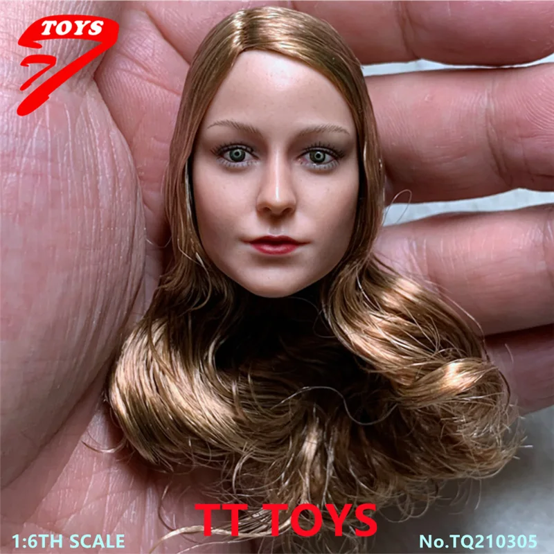 

TTTOYS TQ210305 1/6 Melissa Benoist Head Sculpt Super Hero Female Soldier Head Carving Fit 12 inch Action Figure