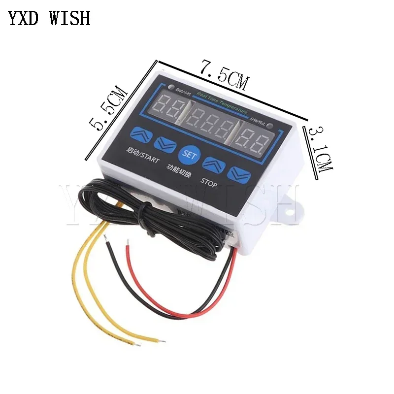 XH-W1411 Thermostat LED Digital Temperature Controller 12V/220V 10A Switch Thermometer Smart Temperature Regulator W88 W1411