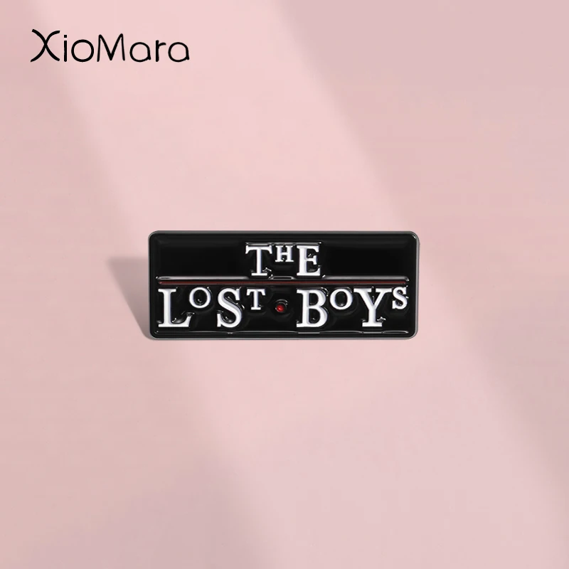 Comedy Horror Film Enamel Pins The Lost Boys Gothic Punk Dark Movie Peripherals Jewelry Brooch Lapel Badges Gift For Best Friend