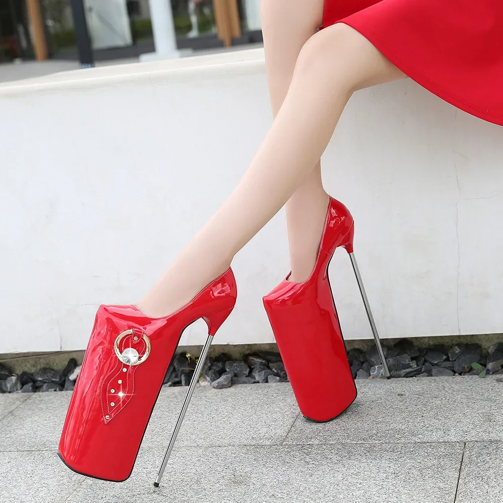 Super High Heel 30cm Pumps Women 20cm Platform Nightclub Pole Dancing Model Special High Heels Catwalk Fashion Show Shoes