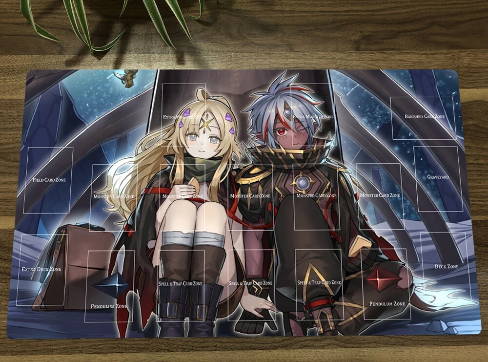 

YuGiOh Playmat Fallen of Albaz Dogmatika Ecclesia TCG CCG Mat Trading Card Game Mat Mouse Pad Mousepad Table Desk Mat 60x35cm