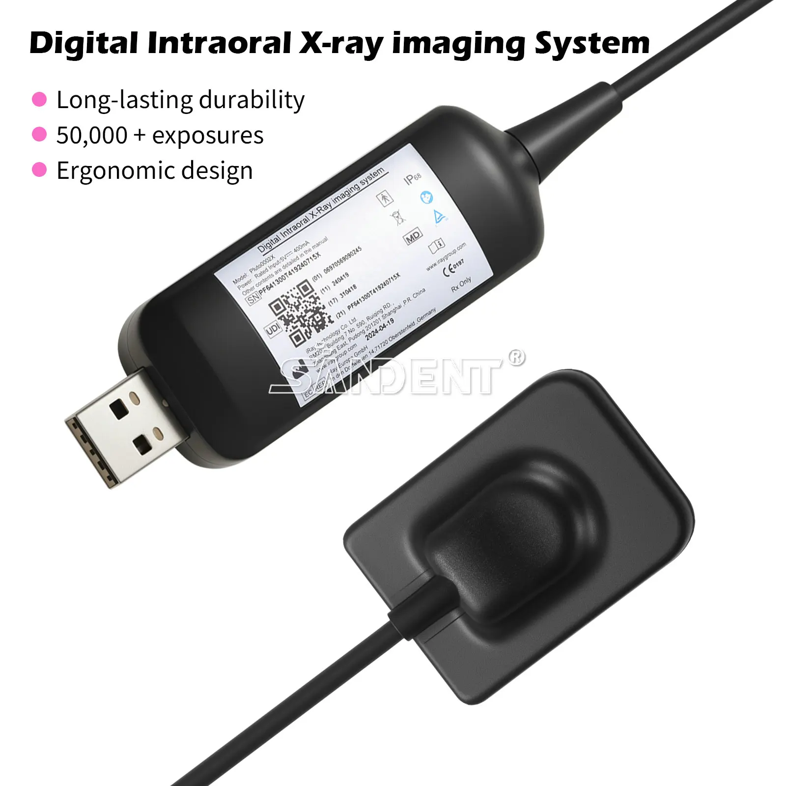 Dental X-Ray Holder Digital Xray Sensor Imaging System Size 2.0 Sensor Fit Twa*n