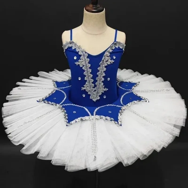 Professional Adult Women Rhinestones Ballet Tutu Dress Girls Ballerina Party Dance Dresses Costume
