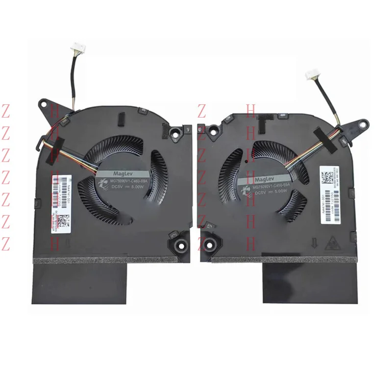 

ZHZH FOR CPU GPU Fan MG75090V1-C450-S9A MG75090V1-C460-S9A DC5V 5.00W 4PIN A Pair New