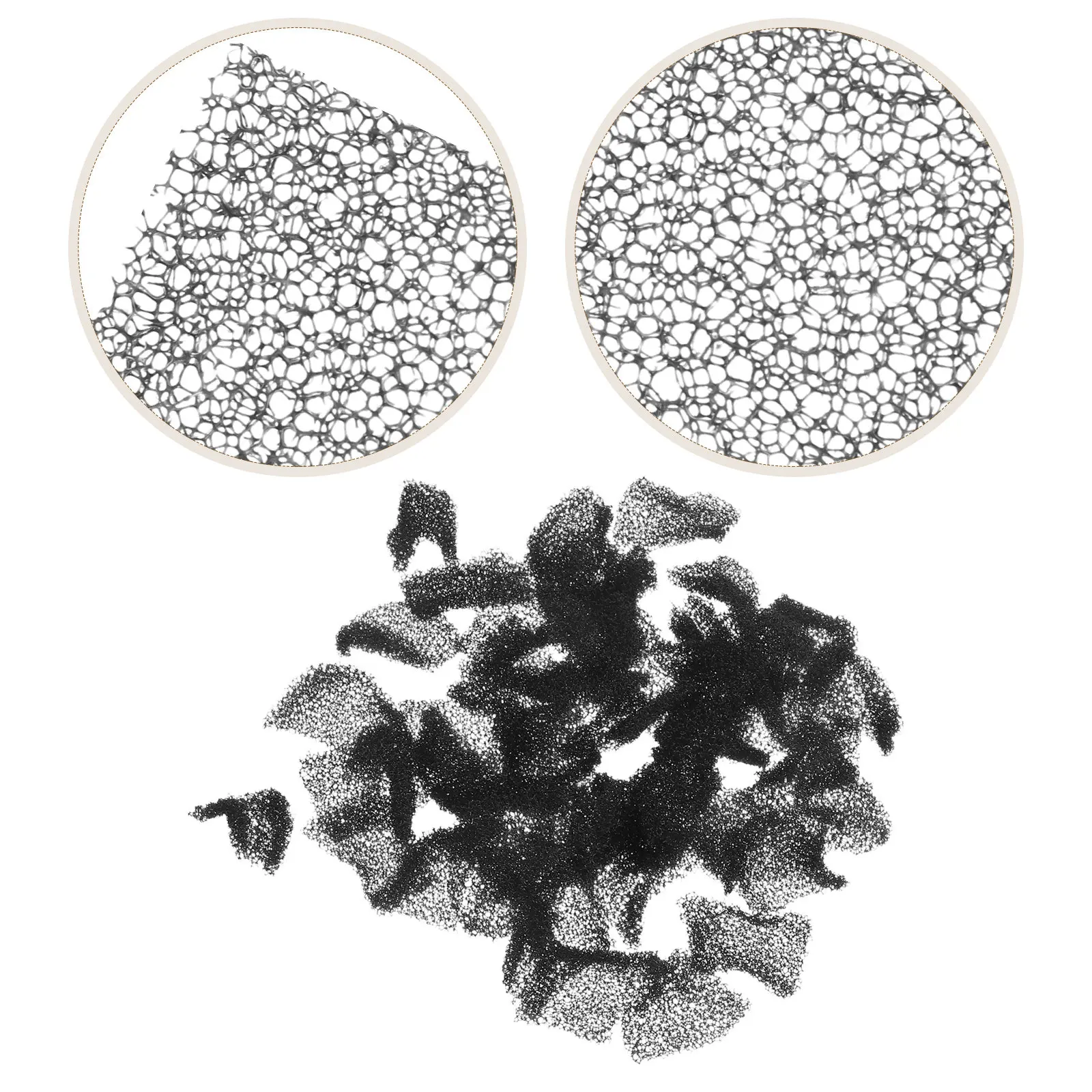 

60Pcs Water Pump Filter Sponge Replacement for Greenhouse Fountain High-Grade Filtration Sponge Tool Home Watering Dispenser