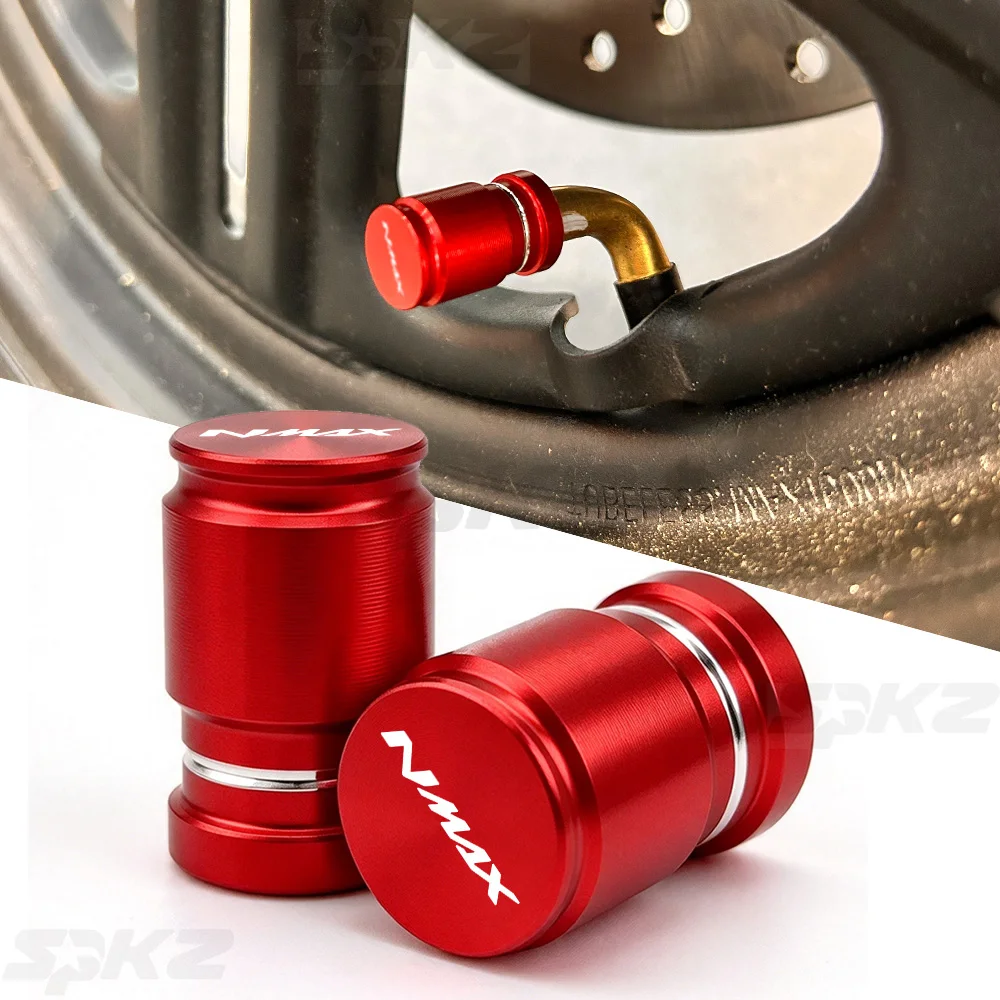 2pcs For YAMAHA Nmax N-max 125 155 2017- 2025 Accessories Motorcycle CNC Aluminum Tire Valve Air Port Stem Cover Caps