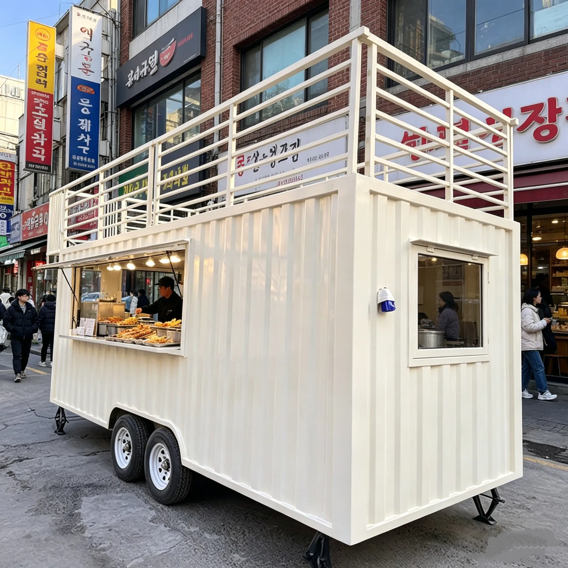 

Prefabricated Ice Cream Shop Container Restaurant And Coffee Kiosk Bar Shipping Kitchen Tiny Container Houses For Sale