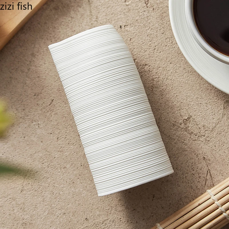 Brushed Ceramic Gravy Boats Handleless Honey Milk Cup Milk Jug Restaurant Steak Sauce Pot Seasoning Pot Creative Seasoning Tool