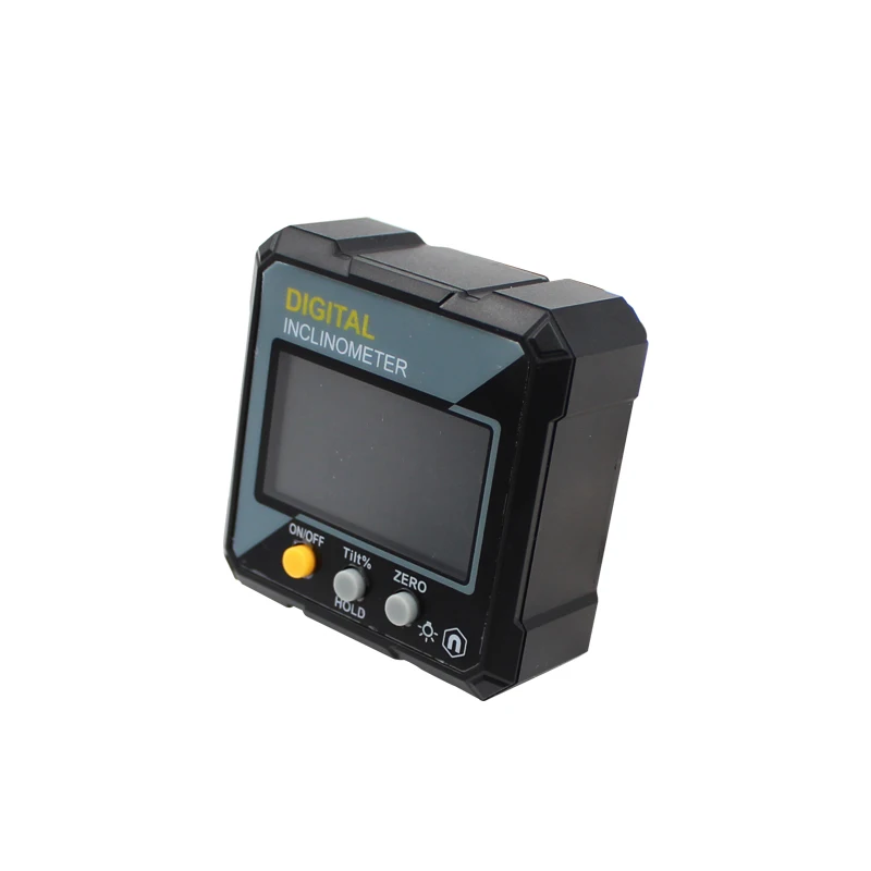 Economic Plastic Digital Tilt Angle Box with Black Background and Green Letters 0.2 Accuracy