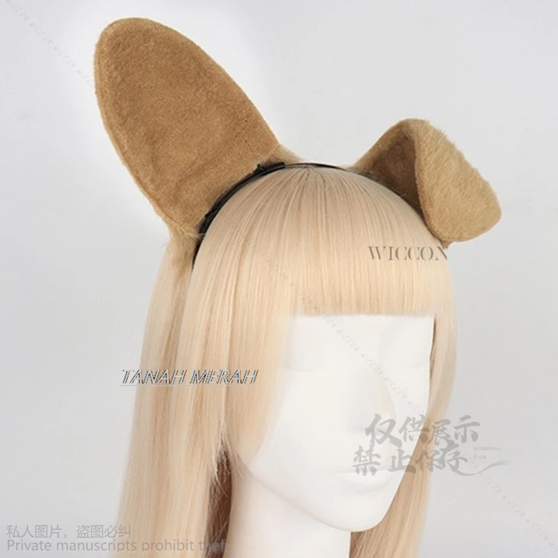 Anime Game Arknights Cosplay Harige Hondenoren Hoofdband En Staart Voor Halloween Cosplay Party Rekwisieten Pluche Hondenoren Staart Set Genshin