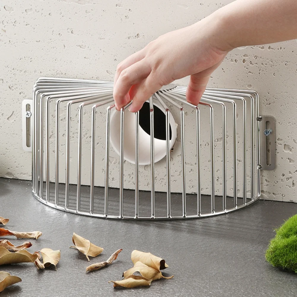 

Outdoor Drainage Gutter Filter Strainer Corner Drainage Grille Anti Rat Floor Drain Strainer Debris Filtration