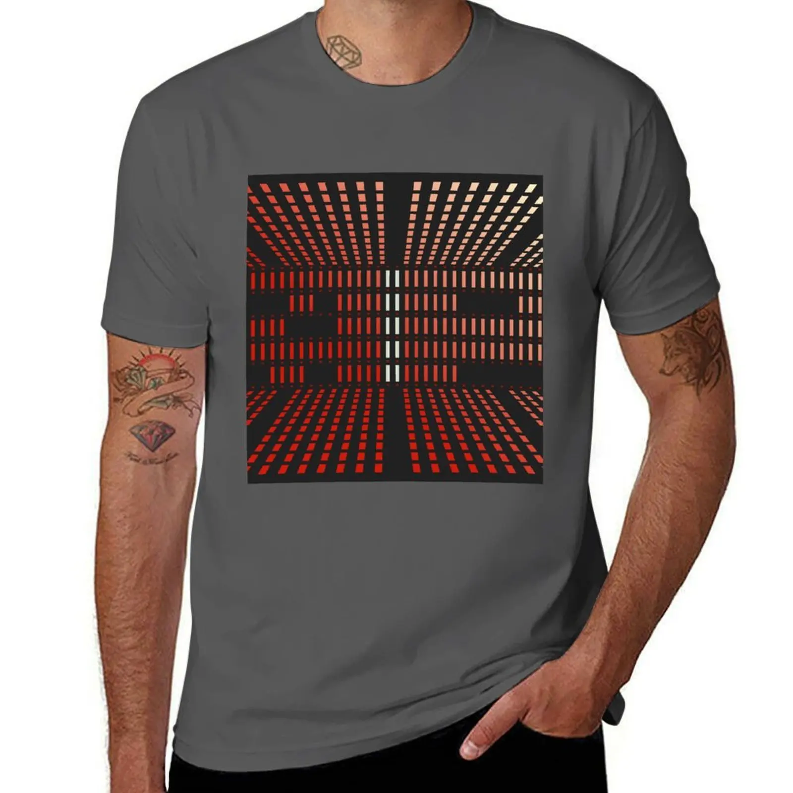 

The Brain of HAL9000 Inspried Pattern T-Shirt man graphic t shirt t shirt man plain T-Shirt