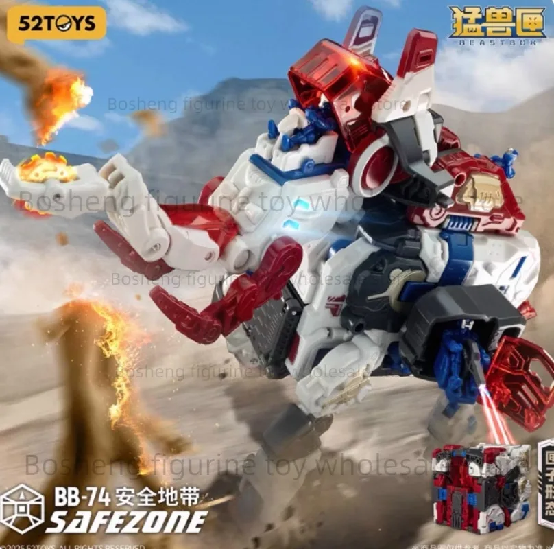 WF Exhibition Limited 52toys Beast Box Mammoth Safe Zone Transformed Toys Action Figure Collection Gift