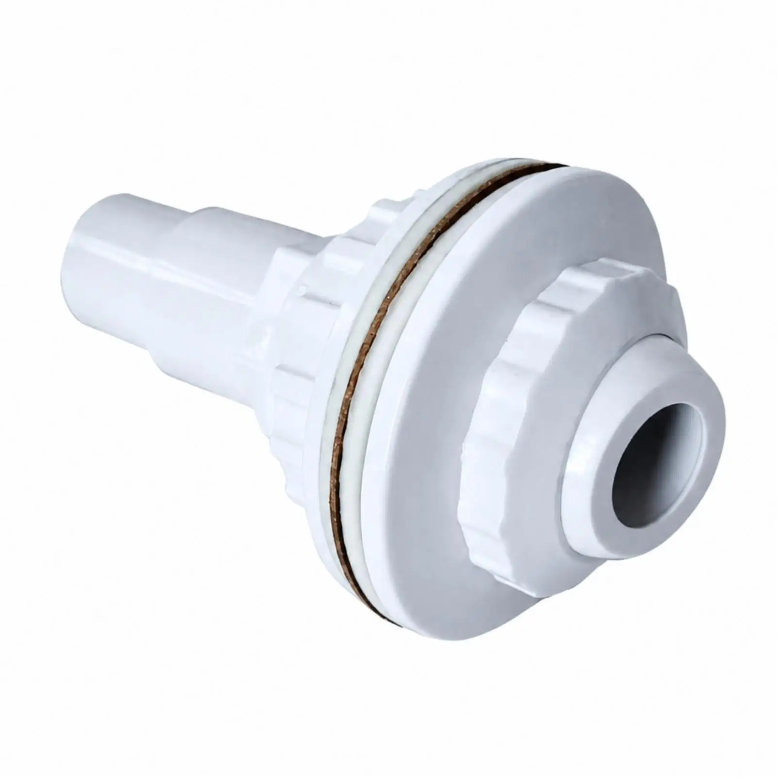 Durable ABS Pool Return Inlet Fitting for Swimming Pool Circulation Drain System Threaded Adjustable Flange for 32mm 38mm Hose