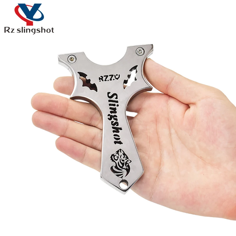 

Custom Stainless Steel One-piece Slingshot Durable and Corrosion-resistant Metal Sling Smooth and Easy-to-use Slingshot