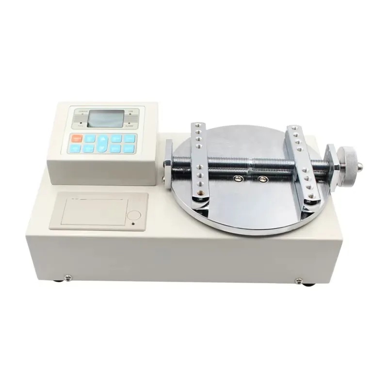 High Precision 9-165 mm Sanitizer Bottle Cap Torque Tester with Printer 1 Year Warranty 220v Voltage