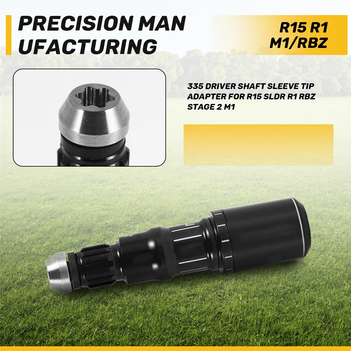 RISE .335 Адаптер наконечника рукава приводного вала для TaylorMade R15 SLDR R1 RBZ Stage 2 M1