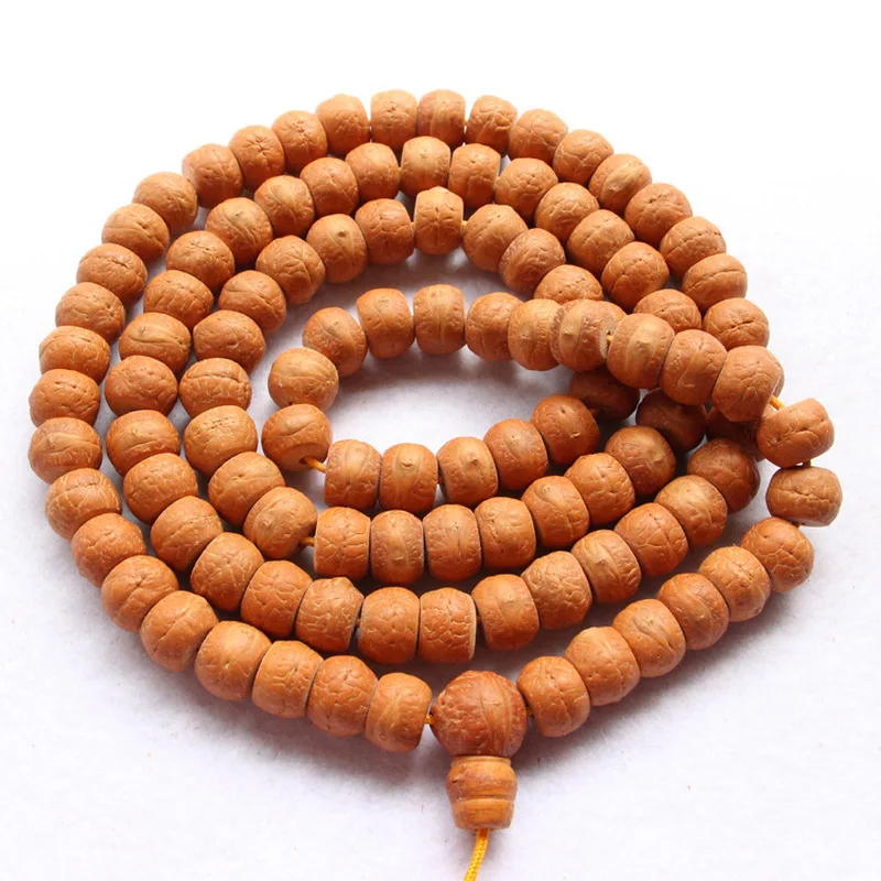 Nepalese Tibetan-Style Seed , 108 Beads, Old Eye Bodhi Bracelet