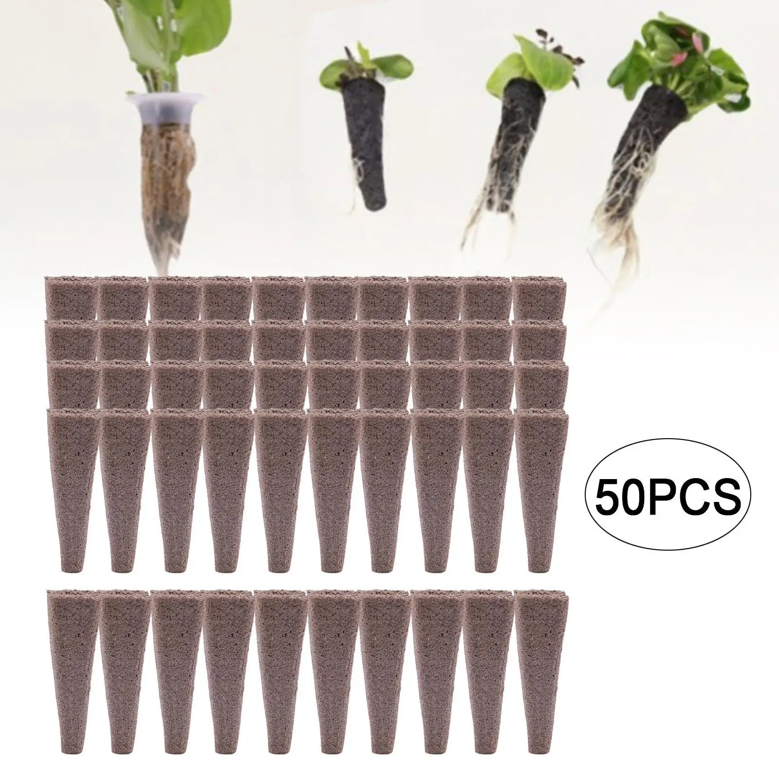 수경법 스폰지 심기 원예 묘목 스타터 교체 수경법 시스템 액세서리 묘목 성장 스폰지 세트