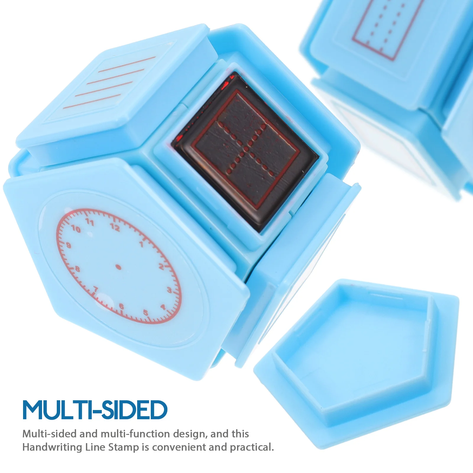 Postage Stamps Children's Learning Chapter Teaching for Kids Toy Toddler Blue Self Inking Multi-function Teacher