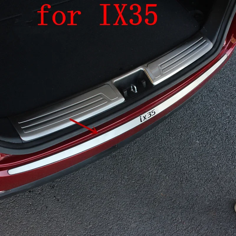 High quality Car-covers stainless steel External Rear bumper Protector Sill 1PCS fit for 2010-2017 Hyundai IX35 Car styling