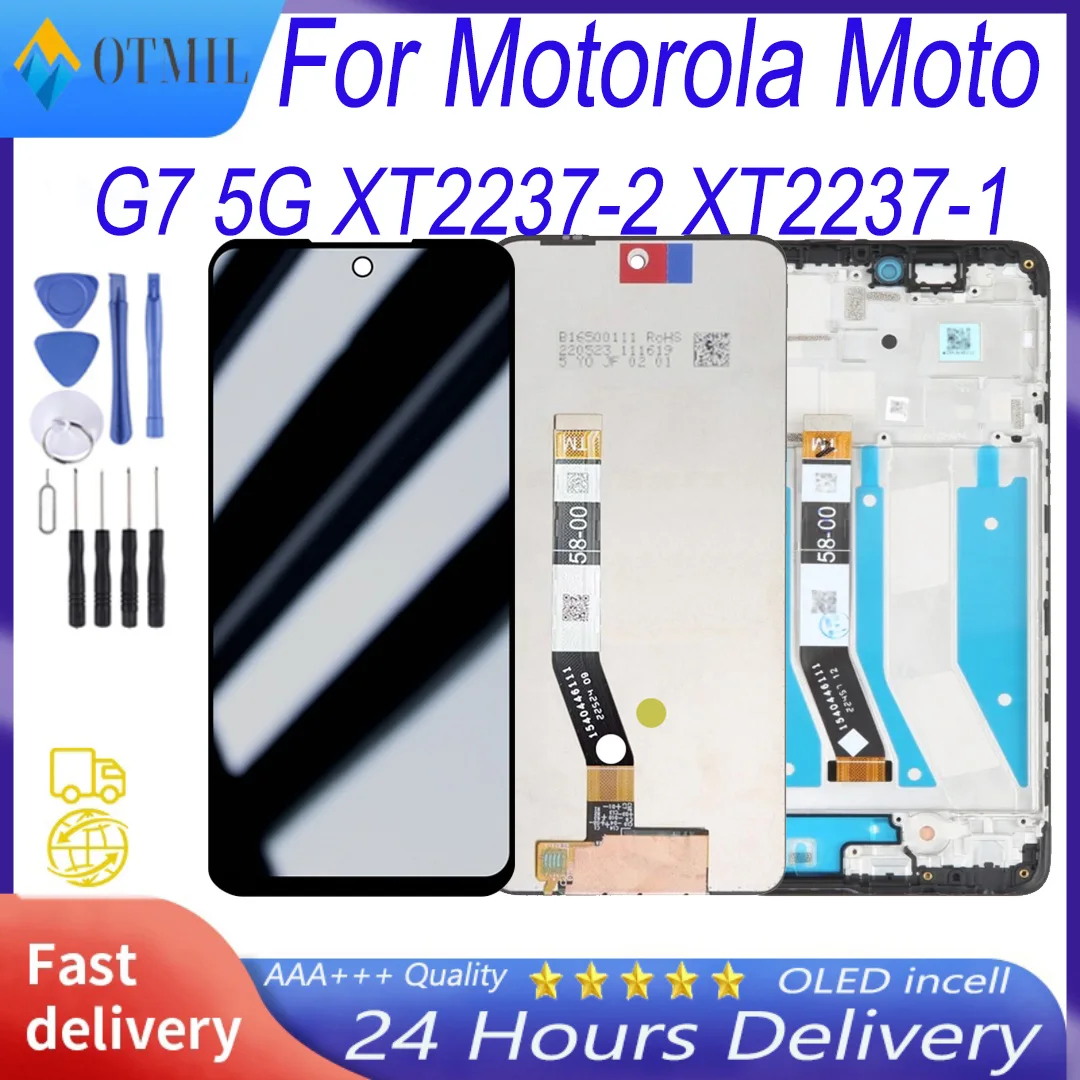 Quality XT2237 - 1 XT2237-1 For Motorola Moto G73 5G LCD Touch Screen Digitizer Assembly Replacement Display XT2237-2 LCD