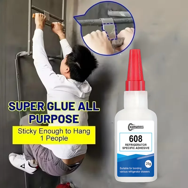 

Super Strong Instant Glue, long-lasting & durable with 10-second fast curing speed.Universal bonding for metal, plastic, glass,