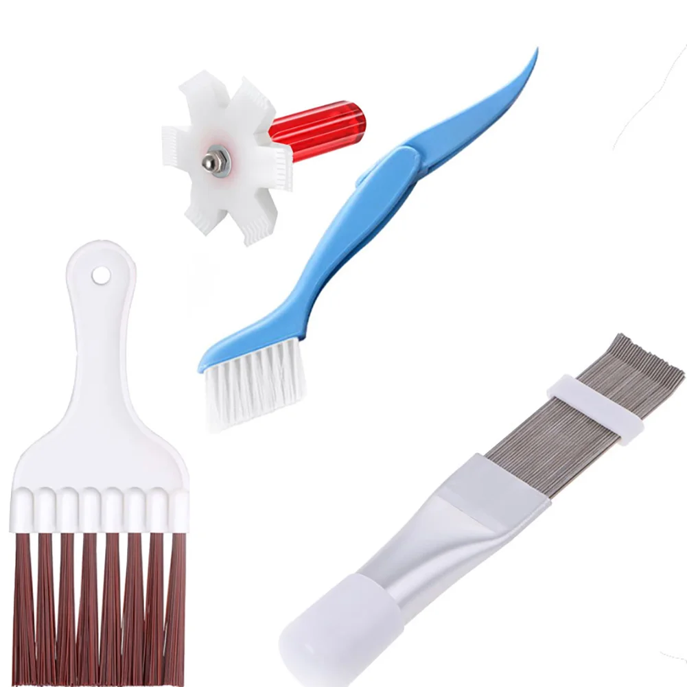 

5pcs Air Conditioner Condenser Comb Stainless Steel Air Refrigerator Fin Cleaner Universal Straightening Cleaning Tool