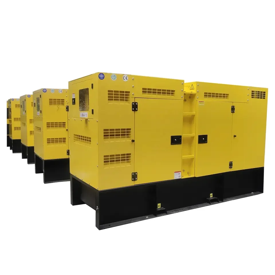 100KVA soundproof power plant with Cummins Perkins silent generator 80kw 150kva 165kva 200kva 220kva 250 kva dies el 